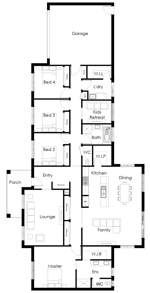 Glenelg 28 floor plan enlarged